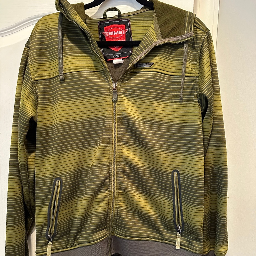 Sims Men's Snowboarding Zip Up Hooded Jacket